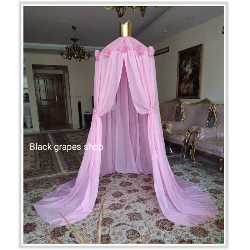 خیمه کودک - تور بالای تخت - مدل کوئین